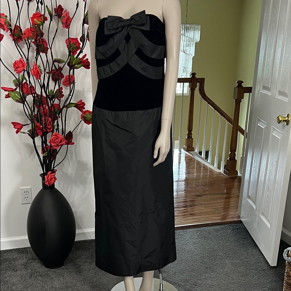 Vintage Silk and Velvet dress